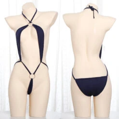 Japanese Sexy Anime Erotic Lingerie - Anime Girl(Korean Sexy Open Crotch Three Point Jumpsuit)