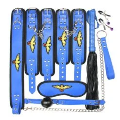 BDSM Gear 7 PCS Set-Mistress Restraints Bed(Bdsm Gear 7 Pcs Set Mistress Restraints Bed)