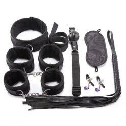 BDSM Gear 7 PCS Set-She Can Not Close Her Legs So It Is Easy To Play With(Bdsm Gear 7 Pcs Set She Can Not Close Her Legs So It Is Easy To Play With) -sofyee store 11292767000 1744481611