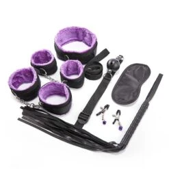 BDSM Gear 7 PCS Set-She Can Not Close Her Legs So It Is Easy To Play With(Bdsm Gear 7 Pcs Set She Can Not Close Her Legs So It Is Easy To Play With) -sofyee store 11323283781 1744481611