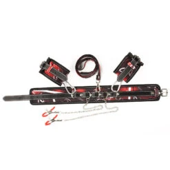 Sofyee BDSM Husband And Wife Bondage Handcuffs Nipple Collar(Sofyee Bdsm Husband And Wife Bondage Handcuffs Nipple Collar) -sofyee store 11397469475 2088218055