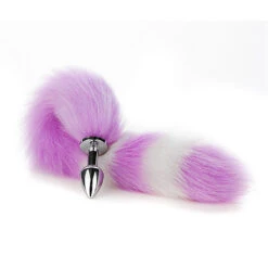 Wild Real Furry Cosplay Cat Long Butt Plug Tail - 40cm Long(Wild Real Furry Cosplay Cat Long Butt Plug Tail)