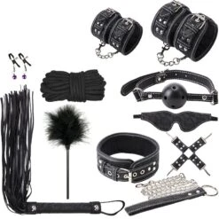 BDSM Gear 10PCS Set-Medical Collar(Bdsm Gear 10pcs Set Medical Collar)