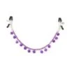 Nipple Clamps With Chain - Bell To Tease Purple(Nipple Clamps With Chain Bell To Tease Purple) -sofyee store 14308300970 1744481611