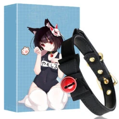 Anime Manga Cat Pink Collar Bell Choker(Anime Manga Cat Collar Bell Choker)
