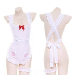 Japanese Two-dimensional Sexy Cat Cat Claw Maid Skirt(Japanese Two Dimensional Sexy Cat Cat Claw Maid Skirt)