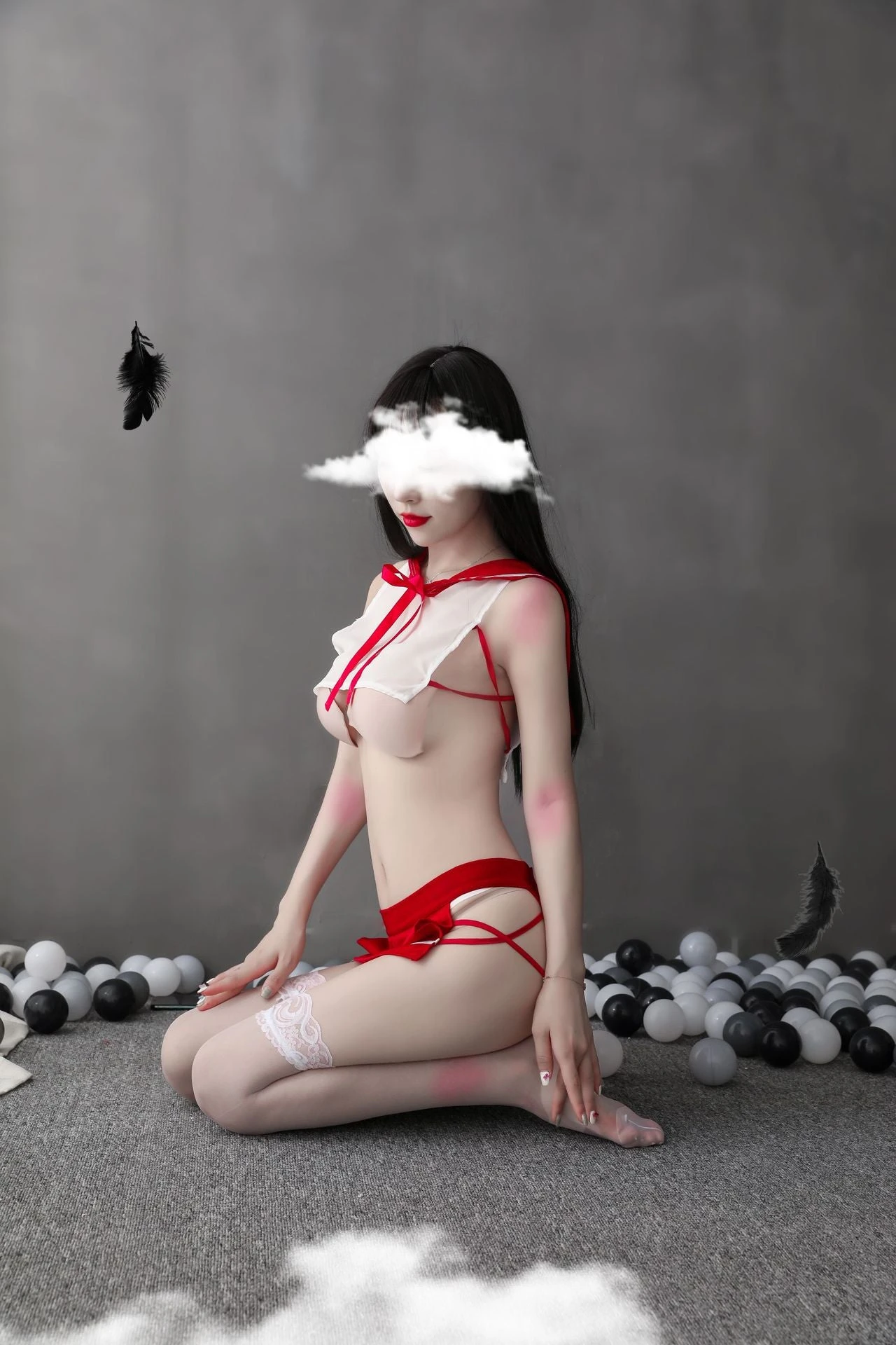 Sexy Anime School Girl Lingerie(Sofyee Sexy Cross Skirt Student Uniform Underwear) 4 Sexy Anime School Girl Lingerie(Sofyee Sexy Cross Skirt Student Uniform Underwear) - Image 2