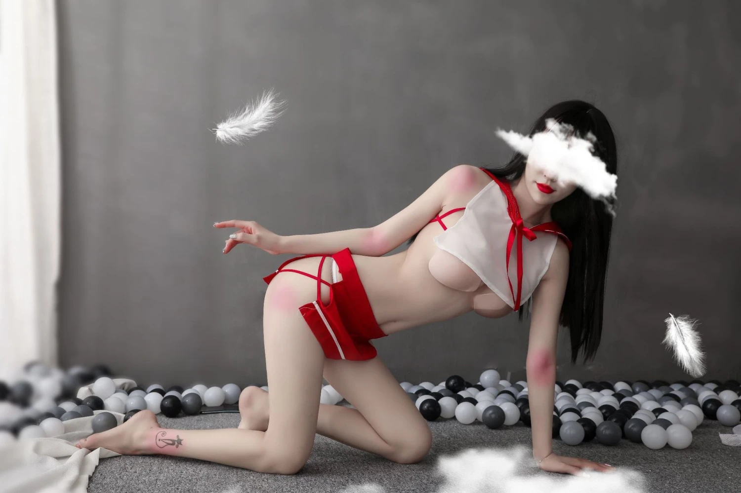 Sexy Anime School Girl Lingerie(Sofyee Sexy Cross Skirt Student Uniform Underwear) 5 Sexy Anime School Girl Lingerie(Sofyee Sexy Cross Skirt Student Uniform Underwear) - Image 3