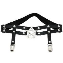 Gothic Pastel Lolita Heart Leather Garter(Gothic Pastel Lolita Heart Leather Garter 1)