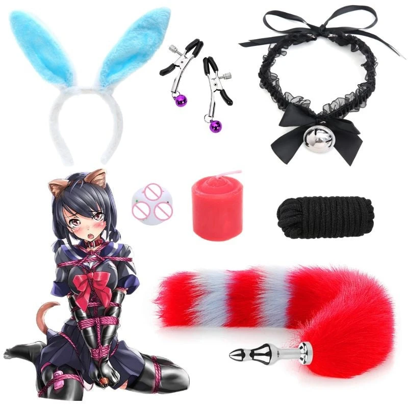 Sofyee Rabbit Ears Fox Tail SM Game Adult Sex Toys-7 Piece Set(Sofyee Rabbit Ears Fox Tail Sm Game Adult Sex Toys 7 Piece Set) 3 Sofyee Rabbit Ears Fox Tail SM Game Adult Sex Toys-7 Piece Set(Sofyee Rabbit Ears Fox Tail Sm Game Adult Sex Toys 7 Piece Set)