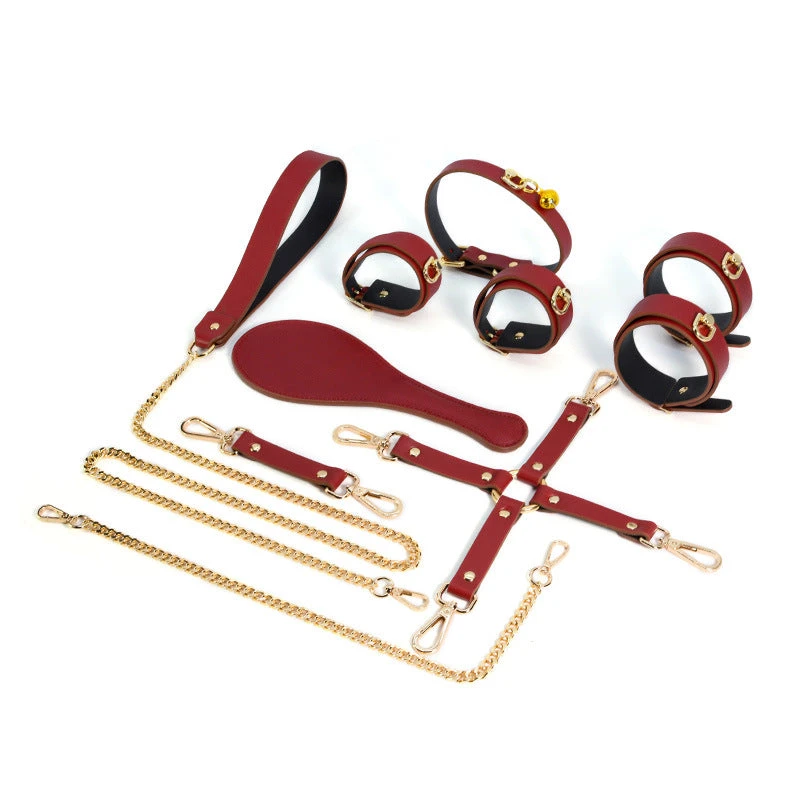 Husband And Wife Sexy Training Cross Buckle Leather Shoot 8pcs Set(Husband And Wife Sex Training Cross Buckle Leather Shoot 8pcs Set) 4 Husband And Wife Sexy Training Cross Buckle Leather Shoot 8pcs Set(Husband And Wife Sex Training Cross Buckle Leather Shoot 8pcs Set) - Image 2