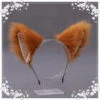 Anime Plush Fold Fox Ear Hairpin(Anime Plush Fold Fox Ear Hairpin)