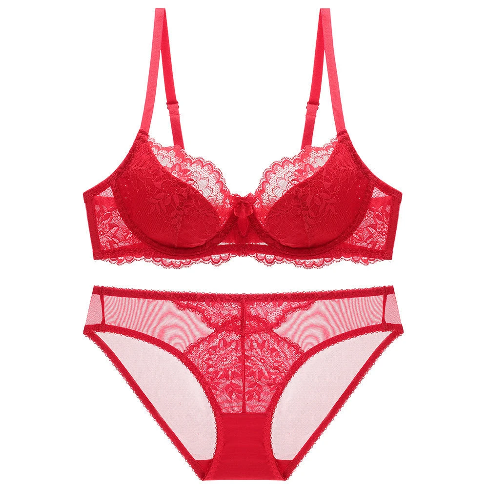 Molly Instpring Pink Lace 3/4 Cup Bra(Molly Instpring Pink Lace 3 4 Cup Bra) 4 Molly Instpring Pink Lace 3/4 Cup Bra(Molly Instpring Pink Lace 3 4 Cup Bra) - Image 2