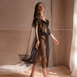 Pretty Honey Romance Lace Baby Doll Night Gown(Pretty Honey Romance Lace Baby Doll Night Gown) -sofyee store 34 2f355f4c 6a28 40be b2ba 8f0e790bb635