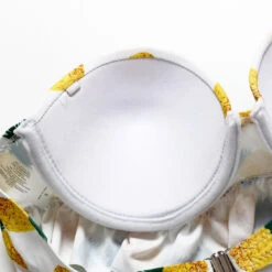 Your Dreaming Vacation Kiss Pineapple Printed Bikini Set(Your Dreaming Vacation Kiss Pineapple Printed Ruffle Trimmed Bikini Set 170610) -sofyee store 3742979892 1238471040