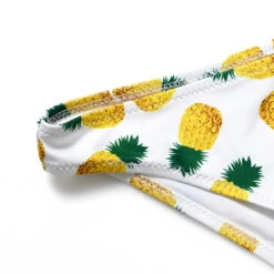 Your Dreaming Vacation Kiss Pineapple Printed Bikini Set(Your Dreaming Vacation Kiss Pineapple Printed Ruffle Trimmed Bikini Set 170610) -sofyee store 3745527075 1238471040