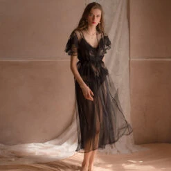 Pretty Honey Romance Lace Baby Doll Night Gown(Pretty Honey Romance Lace Baby Doll Night Gown) -sofyee store 39 d3ef816a 23b4 446a aab8 f05665c1223d