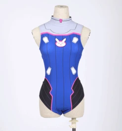 D.VA Bunny Kawaii Japanese Cosplay Swimsuit Bikini Set(D Va Bunny Kawaii Japanese Cosplay Swimsuit Bikini Set)