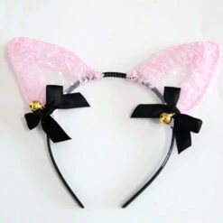Kawaii Sexy Temptation Lace Cat Ear Headband(Kawaii Sexy Temptation Lace Cat Ear Headband) -sofyee store 4573138359 1785547670