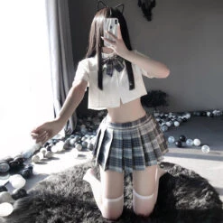 Anime School Girl Shirt Skirt Set(Anime School Girl Shirt Skirt Set) -sofyee store 4 35eda767 7abd 4973 ad93 df62d0979c65
