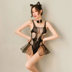 Sexy See-through Bag Hip Skirt Body Stockings(Sexy See Through Bag Hip Skirt Body Stockings 2) -sofyee store 7430 10