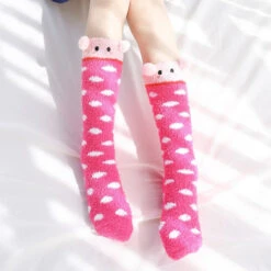 J Fashion Rabbit Animal Bunny Striped Kawaii Tumblr Lolita Cute Socks(J Fashion Rabbit Animal Bunny Striped Kawaii Tumblr Lolita Cute Socks) -sofyee store 9268731819 826603078