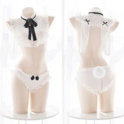 Anime Bunny Ear Kawaii Sexy Lingerie Set(Anime Bunny Ear Kawaii Sexy Lingerie Set)