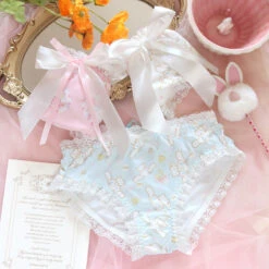 Cute Lolita Girl Cute Lace Bow Bread Panties(Cute Lolita Girl Cute Lace Bow Bread Panties)