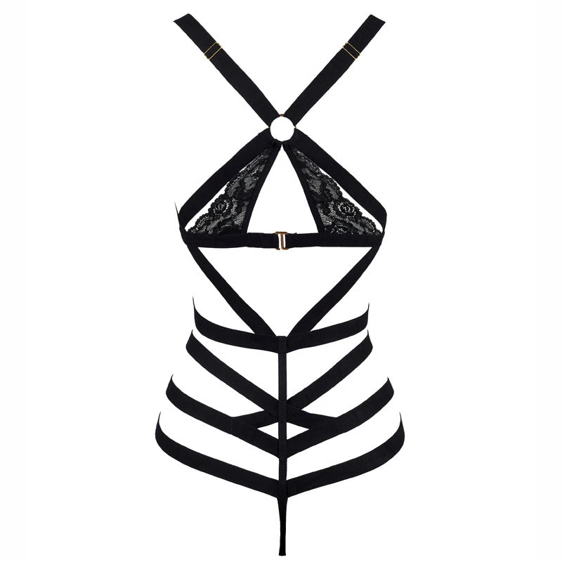 BDSM Lace Up Bondage Bodysuit(Bdsm Lace Up Bondage Bodysuit) 4 BDSM Lace Up Bondage Bodysuit(Bdsm Lace Up Bondage Bodysuit) - Image 2