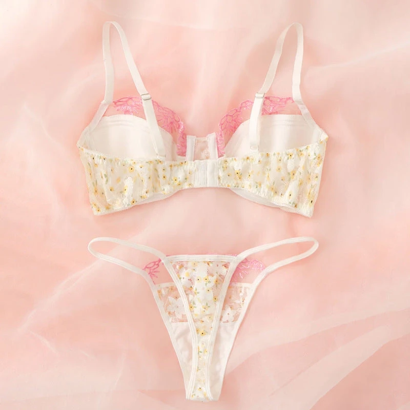 Sexy Flower Bra Set -V String Set(Sexy Flower Bra Set V String Set) 4 Sexy Flower Bra Set -V String Set(Sexy Flower Bra Set V String Set) - Image 2