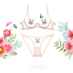 Sheer Bunny Bra Set(Sheer Bunny Bra Set)