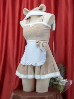 Furry Bear Girl Dress Set(Furry Bear Girl Dress Set)