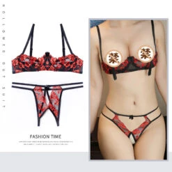 Seductive Wild Open Cup Bra Set(Seductive Wild Open Cup Bra Set) 12 Seductive Wild Open Cup Bra Set(Seductive Wild Open Cup Bra Set) -sofyee store O1CN01EvTLED1RweYWoG9B8 2210153682176 0 cib