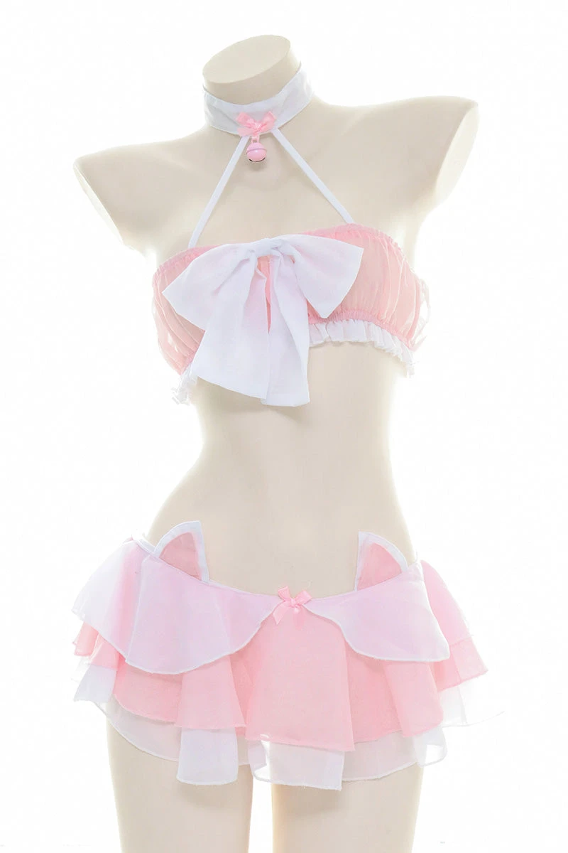Kawaii Pink Cat Ruffle Girl(Kawaii Pink Cat Ruffle Girl) 3 Kawaii Pink Cat Ruffle Girl(Kawaii Pink Cat Ruffle Girl)