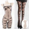Gothic Rose Sexy Black Sheer Full Body Bondage Fishnet Body Stocking(Gothic Rose Sexy Black Sheer Full Body Bondage Fishnet Body Stocking) -sofyee store O1CN01Gcg26w1WZolhoGgpQ 50852803