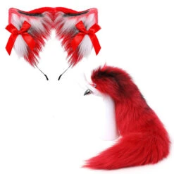 Real Fur Fox Girl Buttplug Tai + Ears Set(Fox Girl Buttplug Tai Ears Set) -sofyee store O1CN01IUbgEG2LFi2HlboRz 1009359663 0 cib