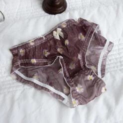 Japanese Net Yarn Cute Little Wrinkle Chrysanthemum Sexy Panties(Japanese Net Yarn Cute Little Wrinkle Chrysanthemum Sexy Panties) -sofyee store O1CN01KT4nVG1PSlMxPKCSi 2774911840