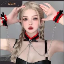 Lolita Hearty Cat Pet Collar(Lolita Hearty Cat Pet Collar)