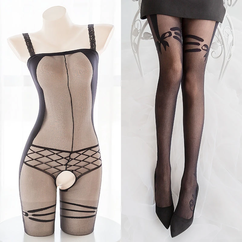 Anime Sexy Black Sheer Seductive Bondage Fishnet Body Stocking(Anime Sexy Black Sheer Seductive Bondage Fishnet Body Stocking) 3 Anime Sexy Black Sheer Seductive Bondage Fishnet Body Stocking(Anime Sexy Black Sheer Seductive Bondage Fishnet Body Stocking)