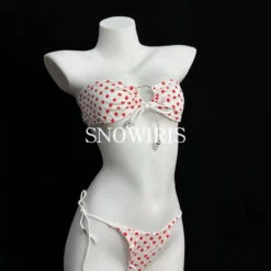 Anime Polka Dots Bikini Set(Anime Polka Dots Bikini Set)
