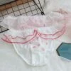 2pcs-Kawaii Girl Bow White Kiss Me Panty(2pcs Kawaii Girl Bow White Kiss Me Panty)