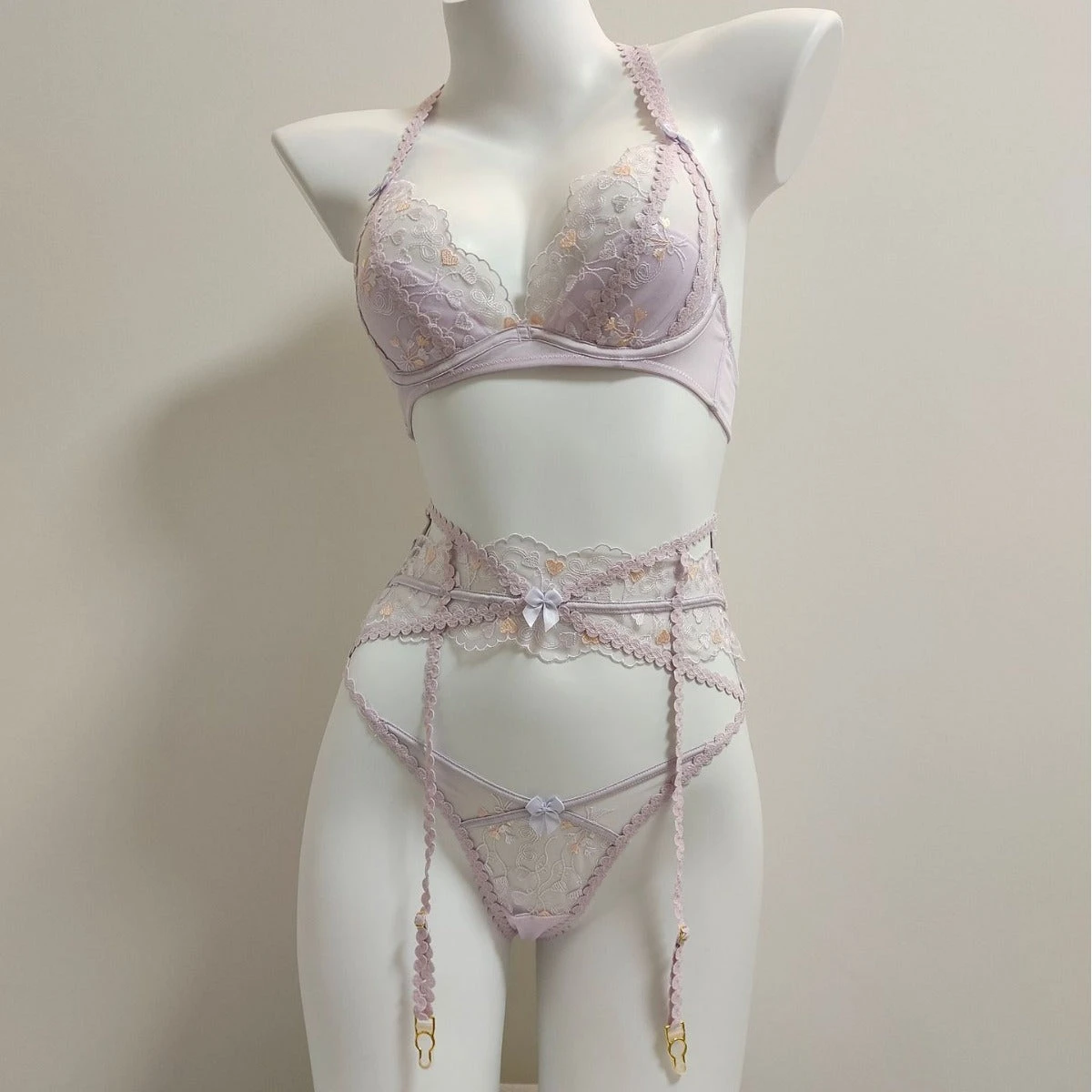 Skin Girl Flower Honeymoon Bralette Set(Skin Girl Flower Honeymoon Bralette Set) 3 Skin Girl Flower Honeymoon Bralette Set(Skin Girl Flower Honeymoon Bralette Set)