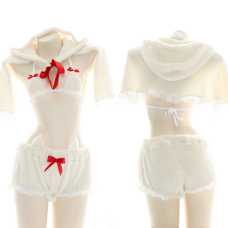 Anime Sexy Japanese Cat Bikini Lingerie(Anime Sexy Japanese Ruffle Swimsuit Lingerie) 3 Anime Sexy Japanese Cat Bikini Lingerie(Anime Sexy Japanese Ruffle Swimsuit Lingerie)