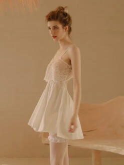 SofyeeJapanese Sexy Lace Transparent Pajamas(Sofyee Japanese Sexy Lace Transparent Pajamas)