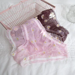 Japanese Net Yarn Cute Little Wrinkle Chrysanthemum Sexy Panties(Japanese Net Yarn Cute Little Wrinkle Chrysanthemum Sexy Panties) -sofyee store O1CN01cNyKiC1PSlN7ltNzu 2774911840 0 lubanu s
