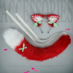 Anime Sexy Kawaii Fox Cat Girl Headband Tail Set(Anime Sexy Kawaii Fox Girl Headband Tail Set 2)