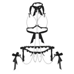 Sexy Anime Suspended Kawaii Hot Cupless Open Cup Pearl Lingerie(Sexy Anime Suspended Kawaii Hot Cupless Pearl Lingerie) -sofyee store O1CN01lXHB2k1c1p4AmS340 294233541