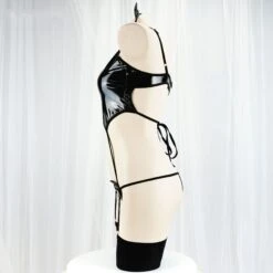 Black Leather Kawaii Devil Art Swings Lingerie Set(Black Leather Kawaii Devil Art Swings Lingerie Set) -sofyee store O1CN01nLI32P1KtimTFyuU0 2636701222 0 cib