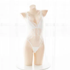 Sexy Amine School Girl Kawaii Stripped Heart Cat Keyhole Lingerie(Sexy Amine School Girl Kawaii Stripped Heart Cat Keyhole Lingerie 1) -sofyee store O1CN01ng7LT51WZoho8pSsC 50852803