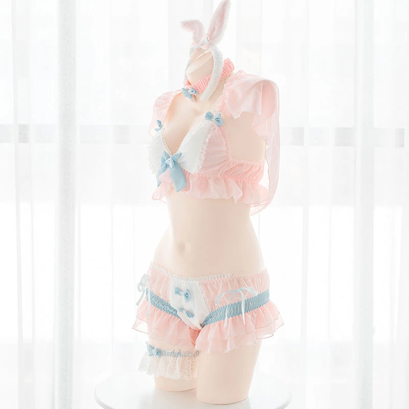 Anime Cute Cream Dessert Bunny Underwear Set(Anime Cute Cream Dessert Bunny Underwear Set) 6 Anime Cute Cream Dessert Bunny Underwear Set(Anime Cute Cream Dessert Bunny Underwear Set) - Image 4
